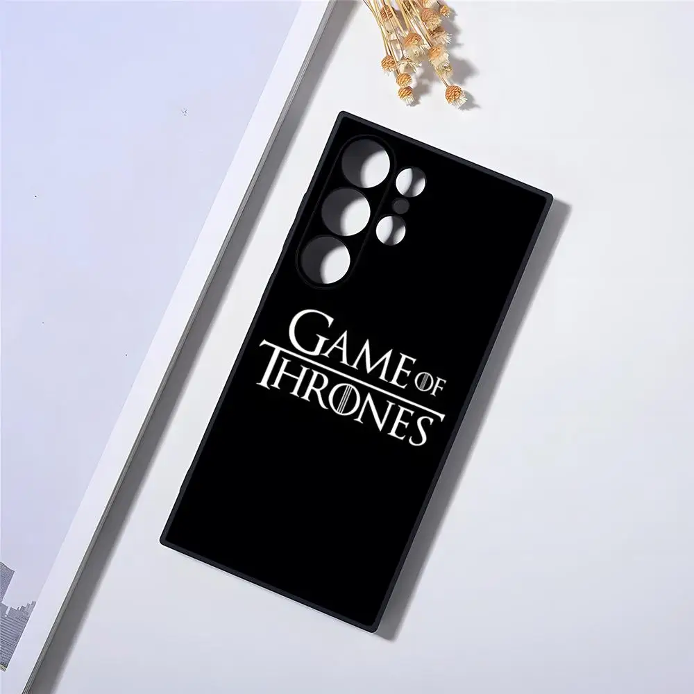 Set G-Game Of T-Thrones Phone Case For Samsung S24 Ultra S23 Fe S22 S20 S21 Plus Galaxy A54 A34 A24 A53 Note 20 Cover