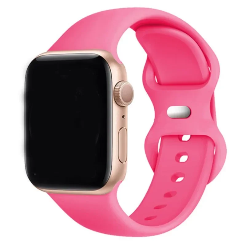 

Silicone Band For Apple Watch Strap 44 45 mm 44mm 40mm 45mm 41mm 42mm 38mm ultra 2 49mm bracelet iwatch series 8 7 se 3 4 5 6 9