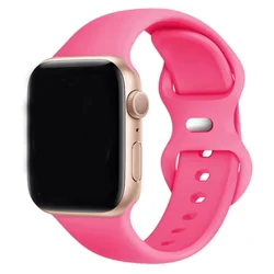Silicone Band For Apple Watch Strap 44 45 mm 44mm 40mm 45mm 41mm 42mm 38mm ultra 2 49mm bracelet iwatch series 8 7 se 3 4 5 6 9