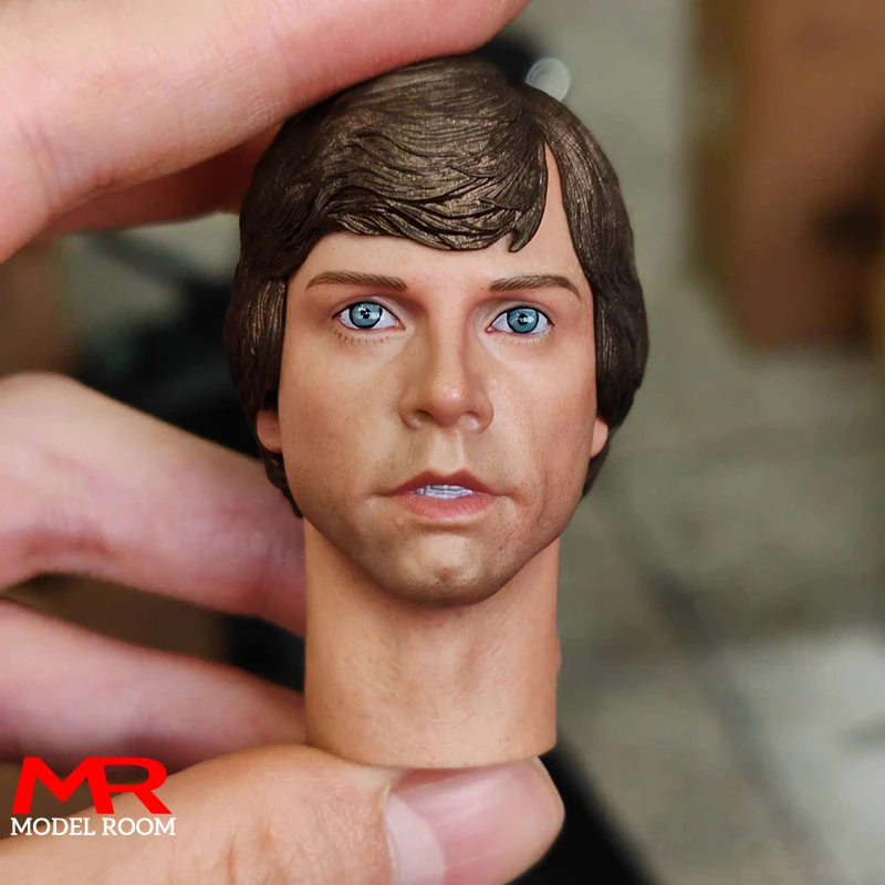 1/6 Scale Luke Mark Hamill Head Sculpt Carving Model Fit 12'' Male Soldier Action Figure Body Dolls