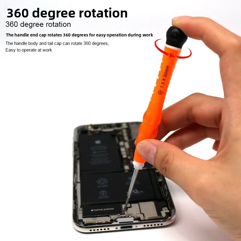 4pcs Color-Coded Precision Screwdriver Set Aluminum Handle for Phone and Electronics Repair
