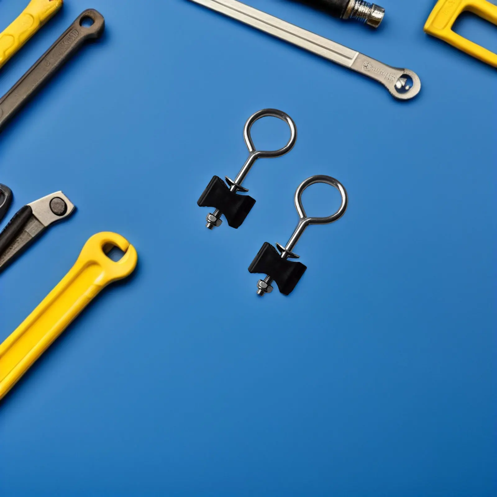 9Pcs Trampoline Screw Anchors Heavy Duty Weather-Resistant Bolts for Net Poles Frame Hardware Enclosure Repair Trampoline