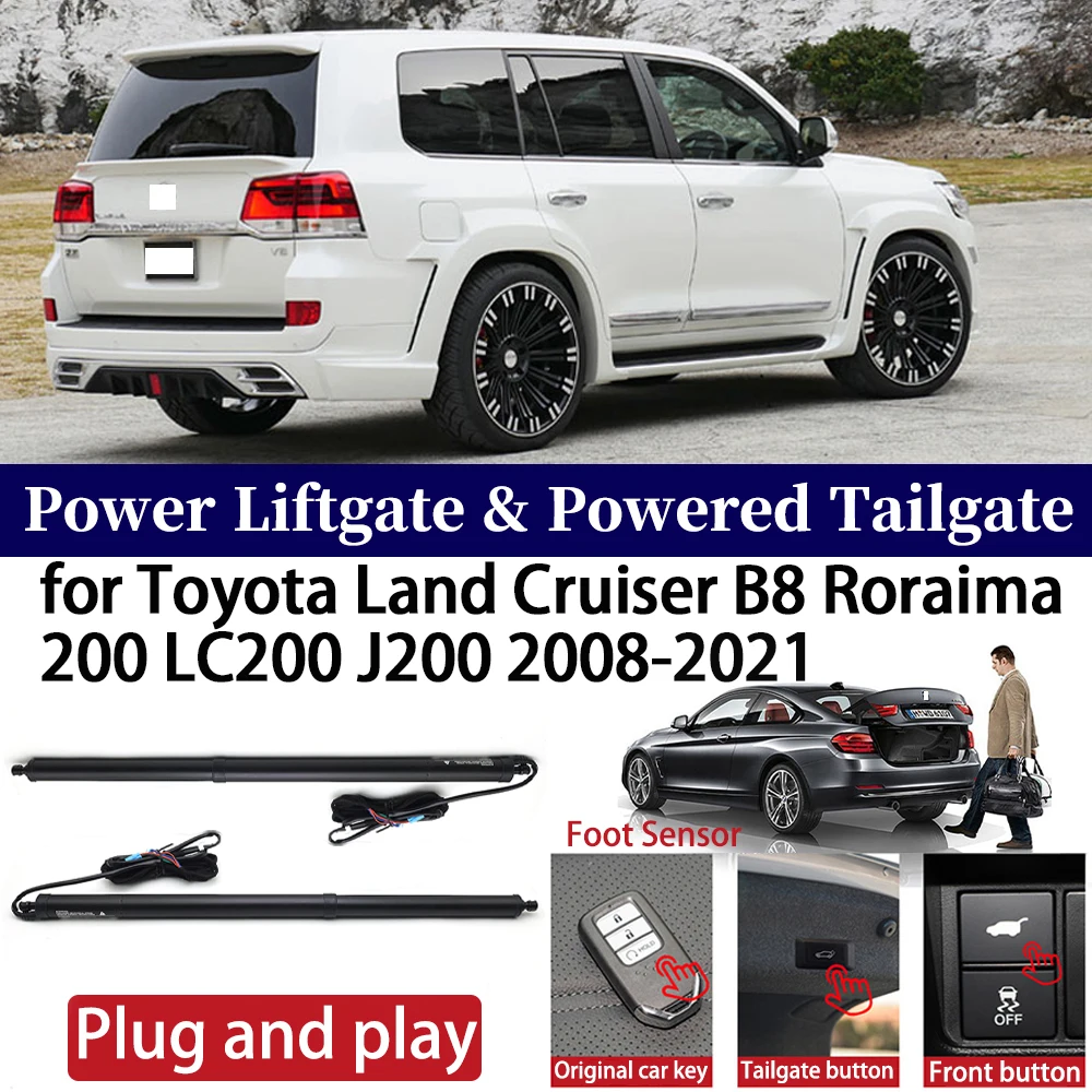 

for Toyota Land Cruiser B8 Roraima 200 LC200 J200 2008-2021 Car Power Liftgate Automatic One-Click Powered Tailgate Strut opener