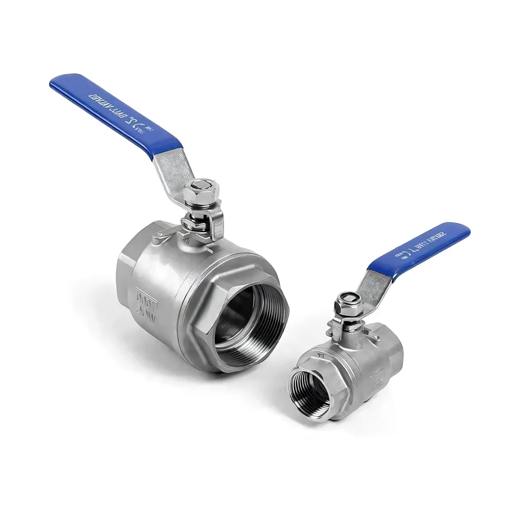 Edelstahl-Kugelhahn – 304/316L BSPT-Innengewinde, zweiteilig, volle Bohrung, 1/4 Zoll, 3/8 Zoll, 3/4 Zoll, 1 Zoll, 1-1/4 Zoll, 1-1/2 Zoll und 2 Zoll Wasserventil – Detail 6