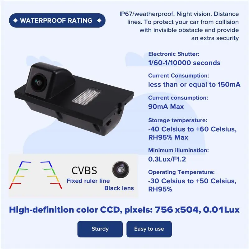 Reliable-Car Rear View Camera Rearview Camera For Land Rover Freelander 2 Discovery 3 LR3 Discovery 4 LR4 Range Rover