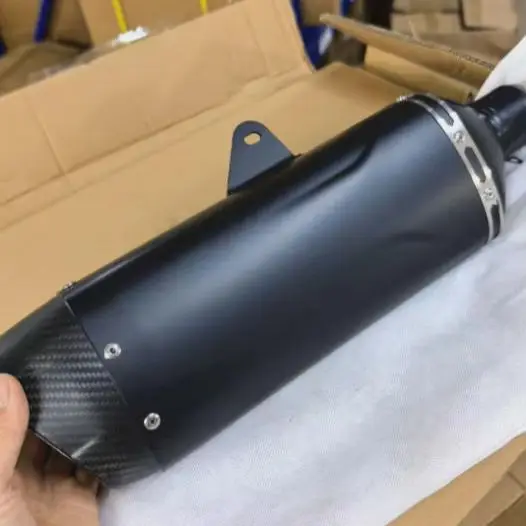 Motorcycle Exhaust Muffler with DB K175 Double Hole Bike 51mm Inlet