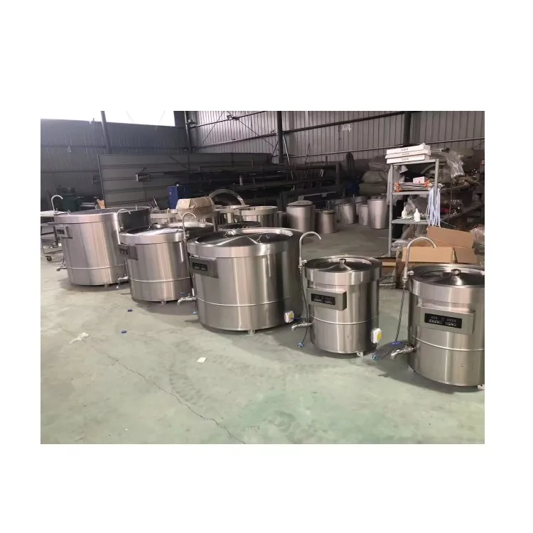 industrial food boiler milk boiler tank boiling pot electric multi cooking hot pot