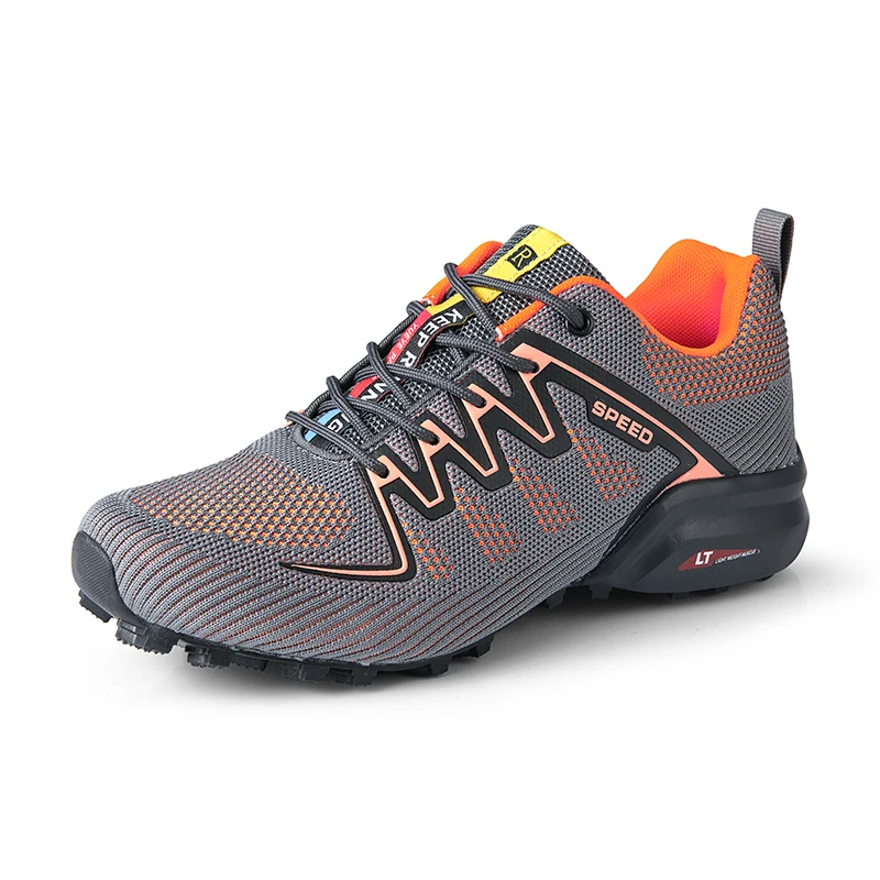 2024 nuovi uomini scarpe da corsa Outdoor traspirante antiscivolo scarpe da ginnastica stringate resistenti all\'usura scarpe sportive da viaggio da