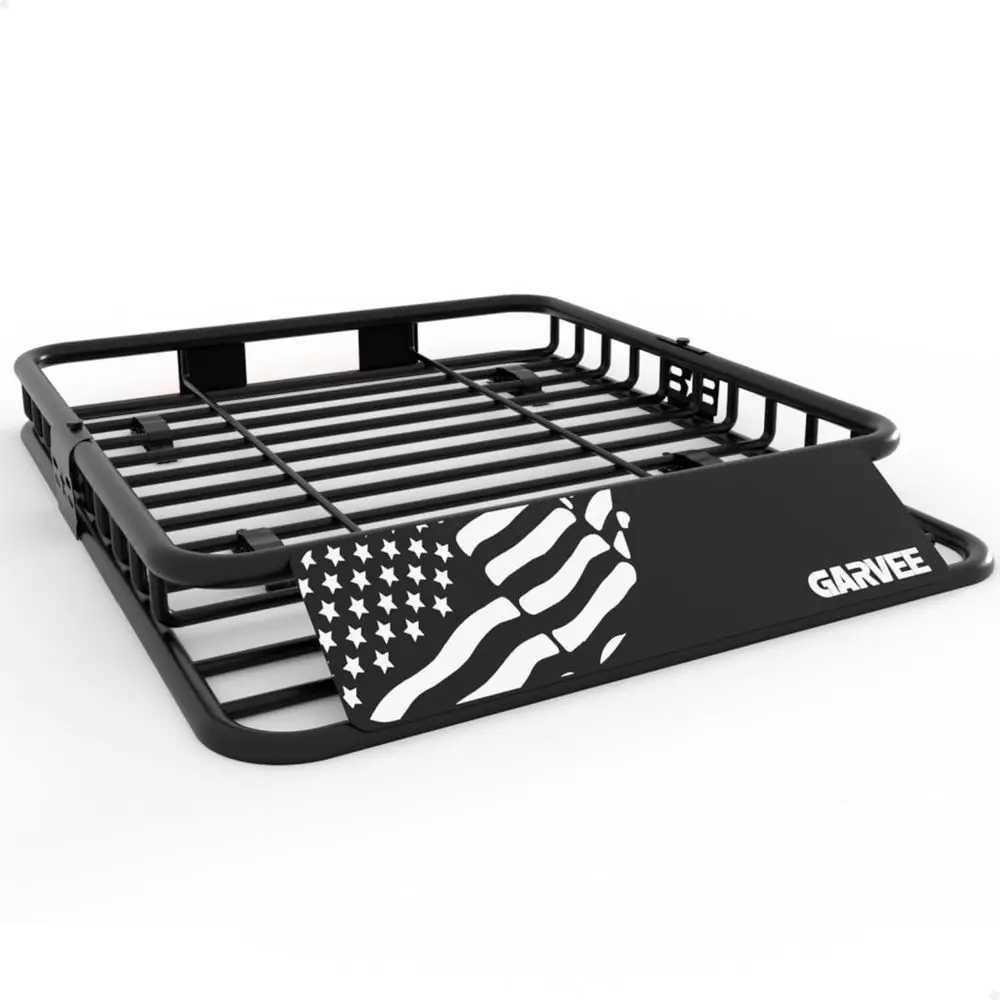 

Багажная корзина Unil Roo Rack 46 x 36 дюймов, грузоподъемность 200 фунтов, для установки на крышу автомобиля, сверхпрочная, для внедорожников и пикапов