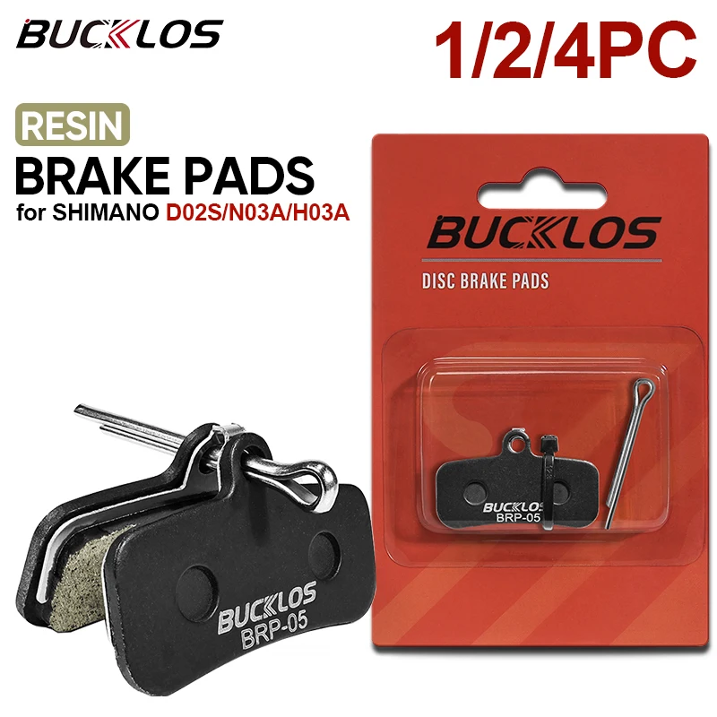 AliExpress BUCKLOS Resin Bike Brake Pad Durable Wear-resistant MTB Road Bike Disc Pads Mountain Bike Hydraulic Disk Brake Pad for N03A H03A