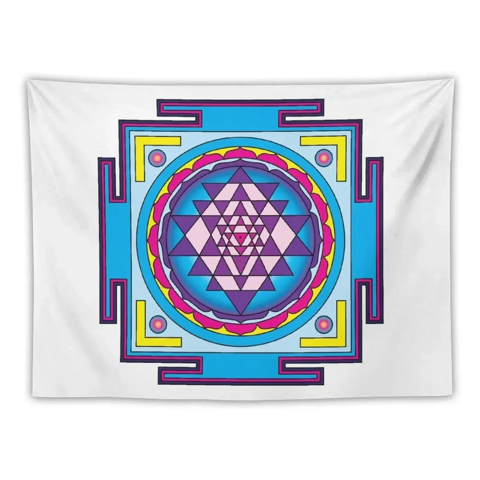 

Sri Yantra Mandala Tapestry Decoration Bedroom Decoration Wall Tapestry