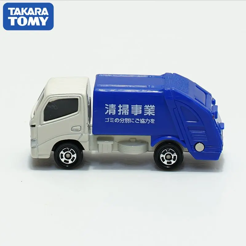 TOMY Tomica Diecast Alloy Garbage Truck Toy Model 45 Toyota Cleaner Car 741374 for Boys