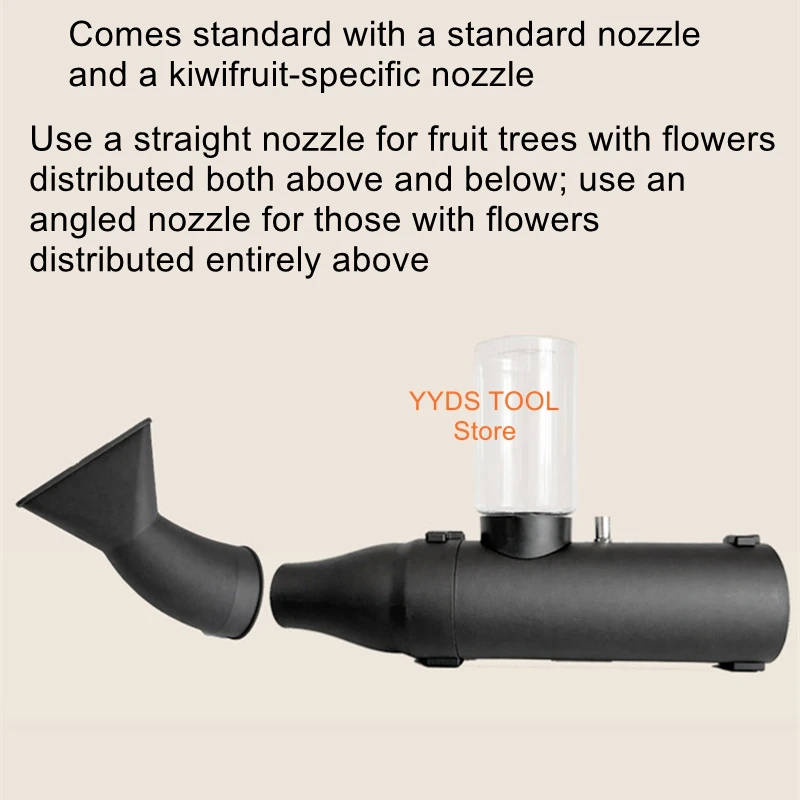 

Electric Pollinator: Kiwifruit and Pear Tree Pollen Dispenser, Flower-Dusting Gun, Flower-Dusting Machine, Pollination Tool