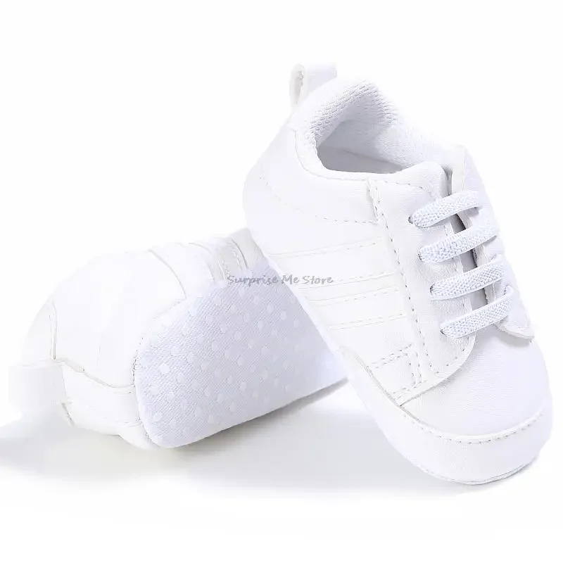 Fashion White Sports Shoes for Girls | Soft Flats Kids Sneakers | Casual Infant Toddler First Walkers