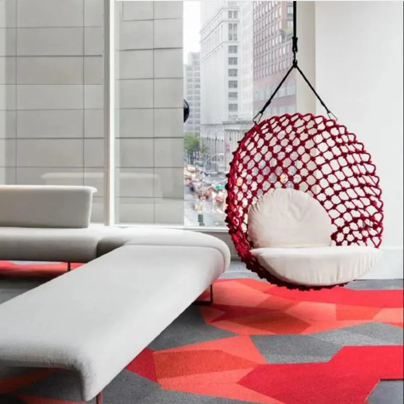 شرفة خارجية كرسي الروطان أريكة واحدة كسول عش الطيور كرسي طاولة القهوة الروطان فندق