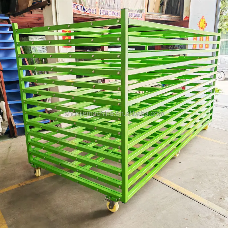 118 인치 길이 다층 디자인 보드 건조 및 도어 및 창 완제품 보관 및 운송 랙