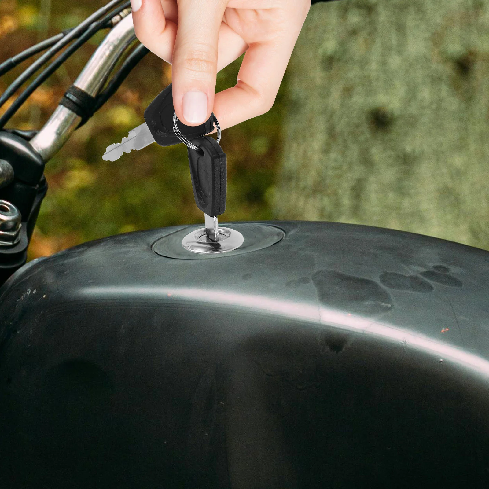 

Безопасный портативный замок для сиденья электрического скутера, сверхмощный набор замков для мотоцикла для различных моделей, комплект защитных замков для мотоцикла