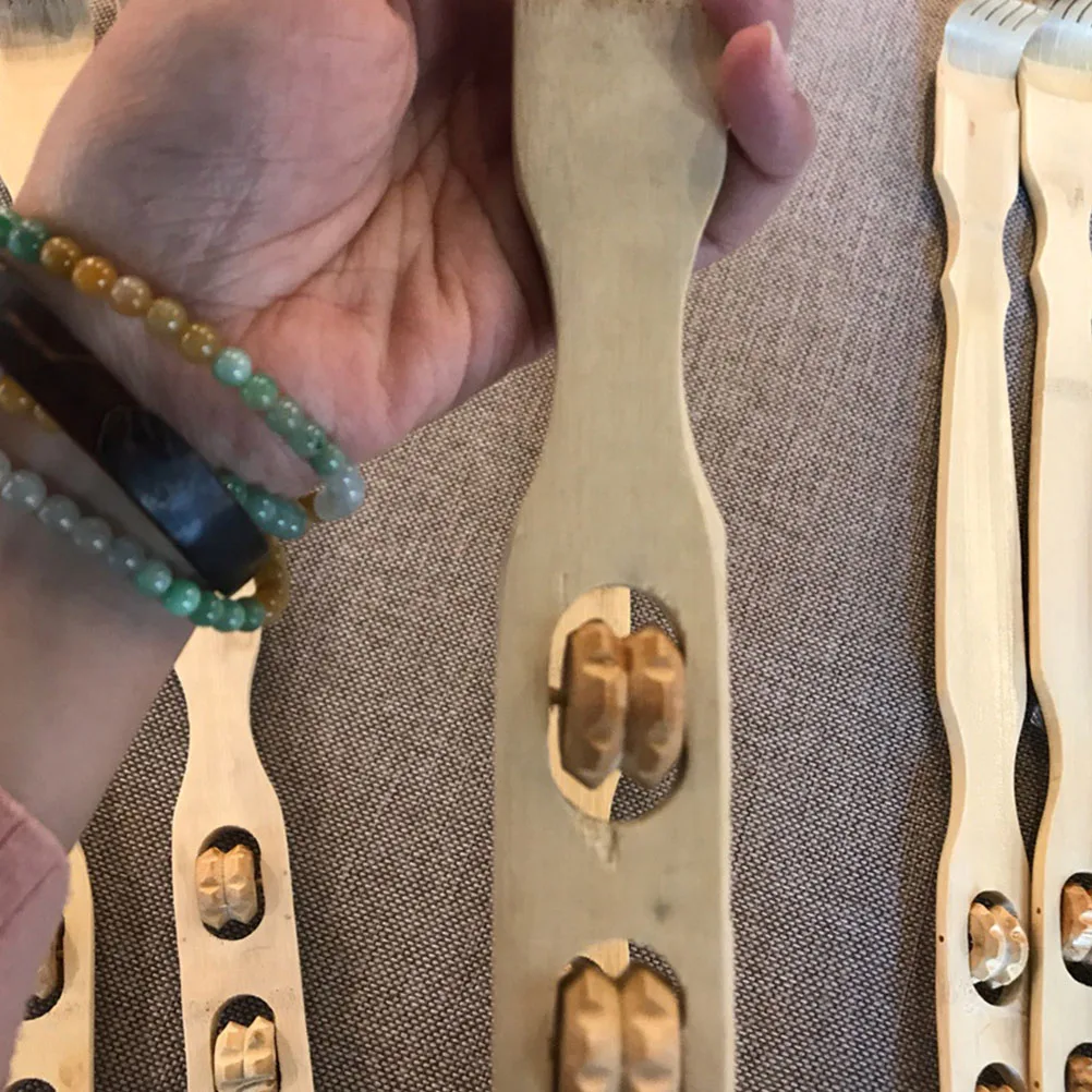 

6pcs Back Scratching Tools Bamboo Claw Massagers Portable for Men Women Durable Lightweight Itching Relief Travel Gifts