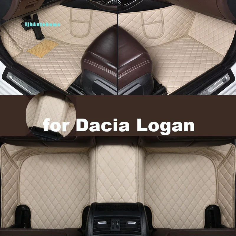 Autohome Car Floor Mats For Dacia Logan 2017-2019 Year Upgraded Version Foot Coche Accessories Carpetscustomizedcustomized