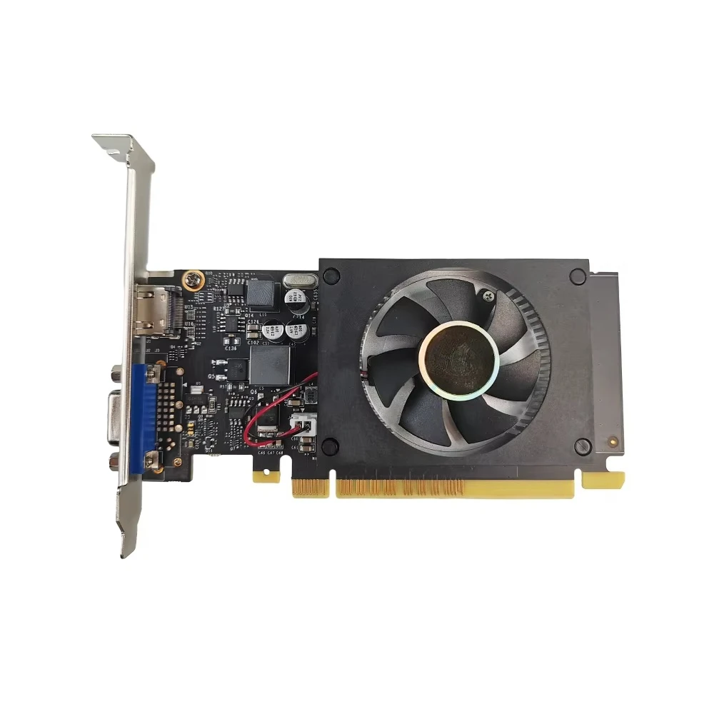 OEM/ODM GT 710 2GB GDDR5 64Bit Low Profile Single-Fan Video Card Brand New Plug-and-Play for Legacy Desktop PC Upgrade