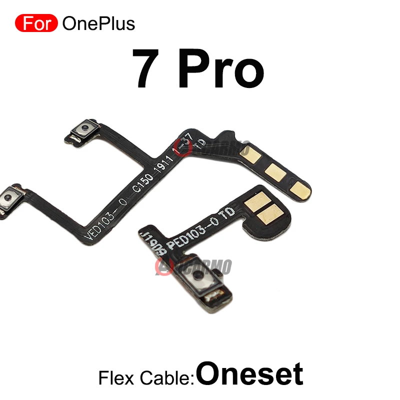 Power On/Off Volume Buttons Flex Cable Repair For OnePlus 7 8 Pro 7T 1+8Pro 1+7Pro Replacement Parts