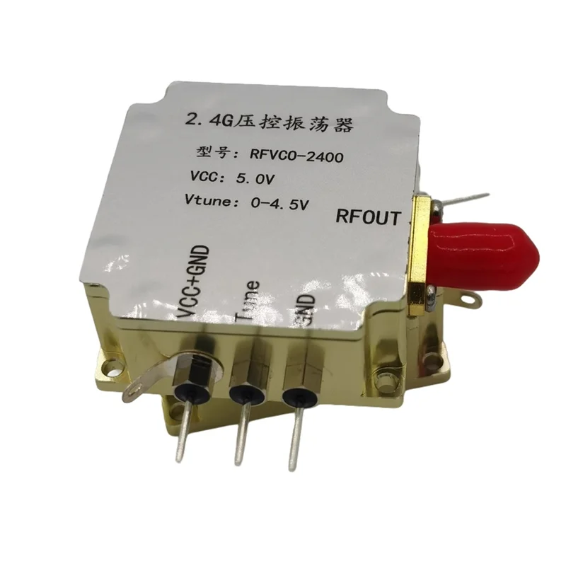 SQPP-2.4G Генератор с управлением напряжением Радиочастотный микроволновый модуль Источник сигнала VCO Источник сигнала с управлением напряжением