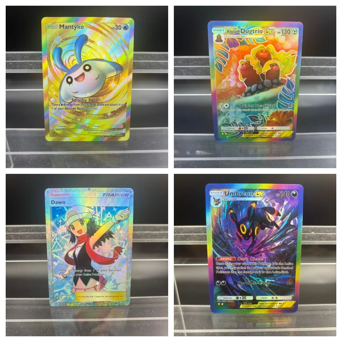 

DIY TCG POCKET Collection Cards Umbreon Espeon Jolteon ex Self Made Single Card Classic Game Anime Card Gift Toy