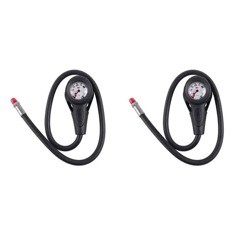 HOES-2X Scuba Diving Depth Gauge 300 Bar Diving Air Lightweight Pressure Gauge Diver Equipment Dive Accessory