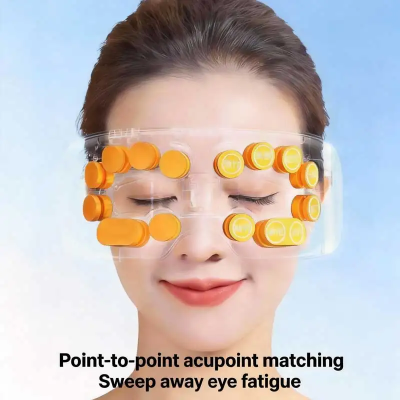 JianYouCare Electric Vibration eye massager Steam eye protector moisturizer Bluetooth Music Relax Fatigue  Dark Circles Remove view 2