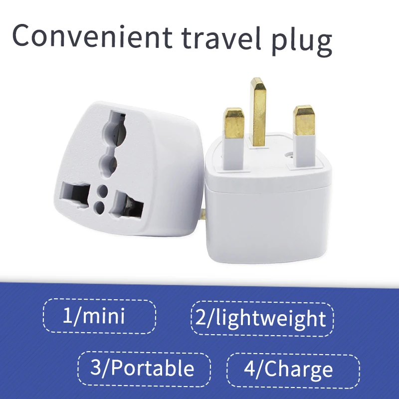 Convenient UK Plug Travel UK Maldor Malaysia AC Travel Conversion Universal Adapter Mobile Phone Charging Power Copper Core Plug