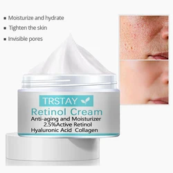 Retinol Instant Wrinkles Removal Face Cream, Anti-Enrugamento, Refirmando, Levantamento, Cuidado Facial, Linha Fina