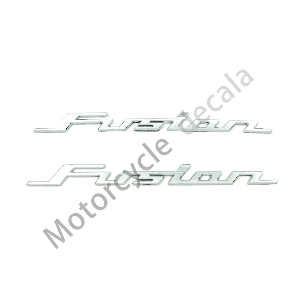 For Honda FUSION 250 Fusion250 TypeX 2003 Motorcycle New Fuel Tank Gas Stickers ABS Plastic Chrome Decal 3D Emblem Badge Decals