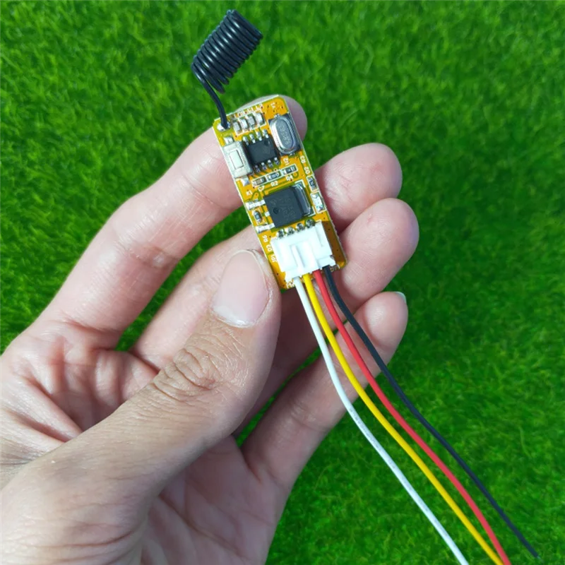 AAAEL-For DC3.7V 4.5V 9V 12V Battery Power RF Wireless Controller Module 433Mhz For Remote Control Of Light Computer Power Off