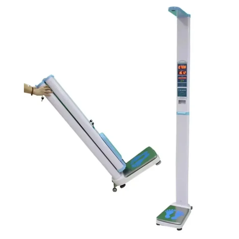 Coin-operated height and body mass index machine convenient weighing scale