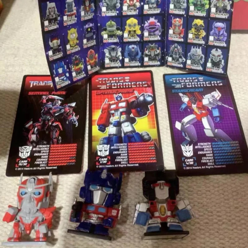 Hasbro Transformers Prime Collectible Figurines 3D Puzzle Piece Collector Cards Action Figure Children Toys Birthday Gifts