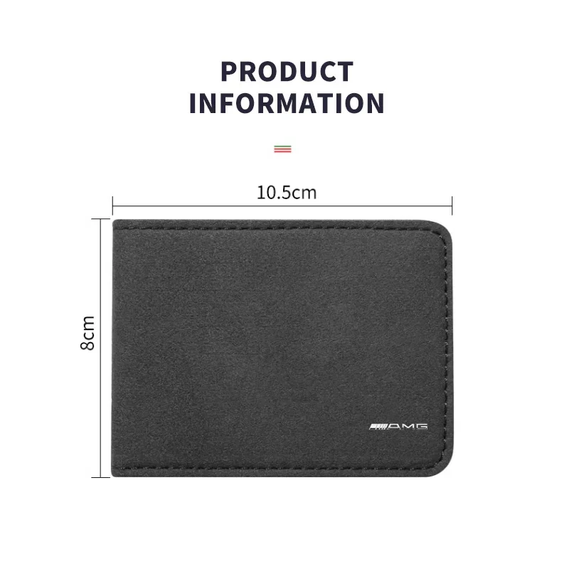 1pcs Car Driver License Cover Suede Anti-Fur Car Driving Documents Case Credit Card Holder For Mercedes Benz W210 W211 W212 W221