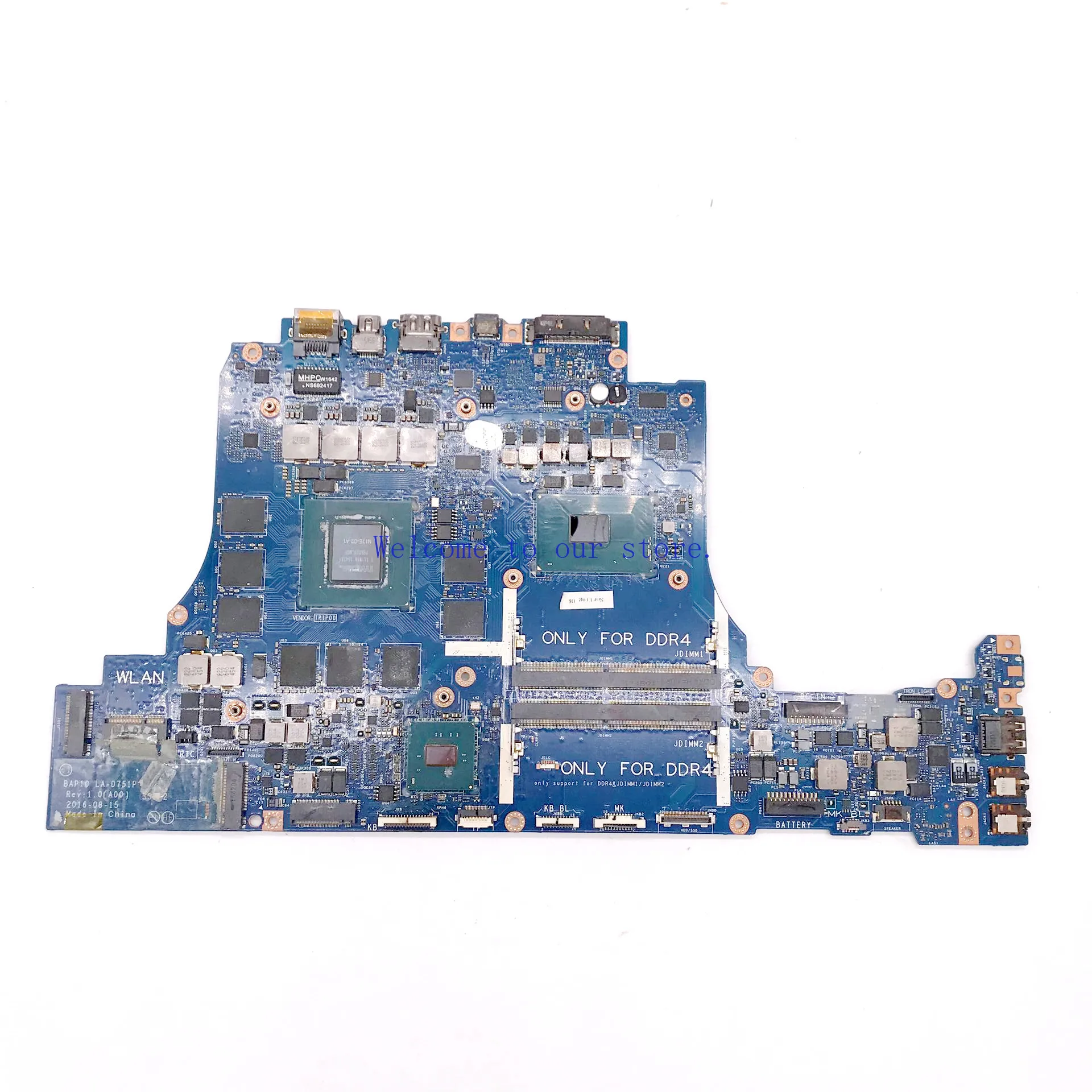 

Для основной платы Dell Alien 15R3 17R4 CN-0D51CG LA-D751P SR32Q N17E-G2-A1