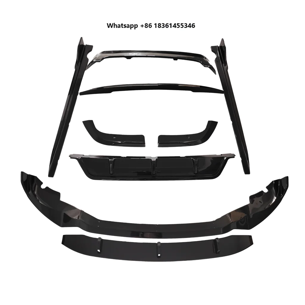 For  X5 G05 PDream Garage X5 G05 Black Knight ABS Material Body Kit Aero Kit Rear Diffuse Front Lip Roof Spoiler Side Skirts