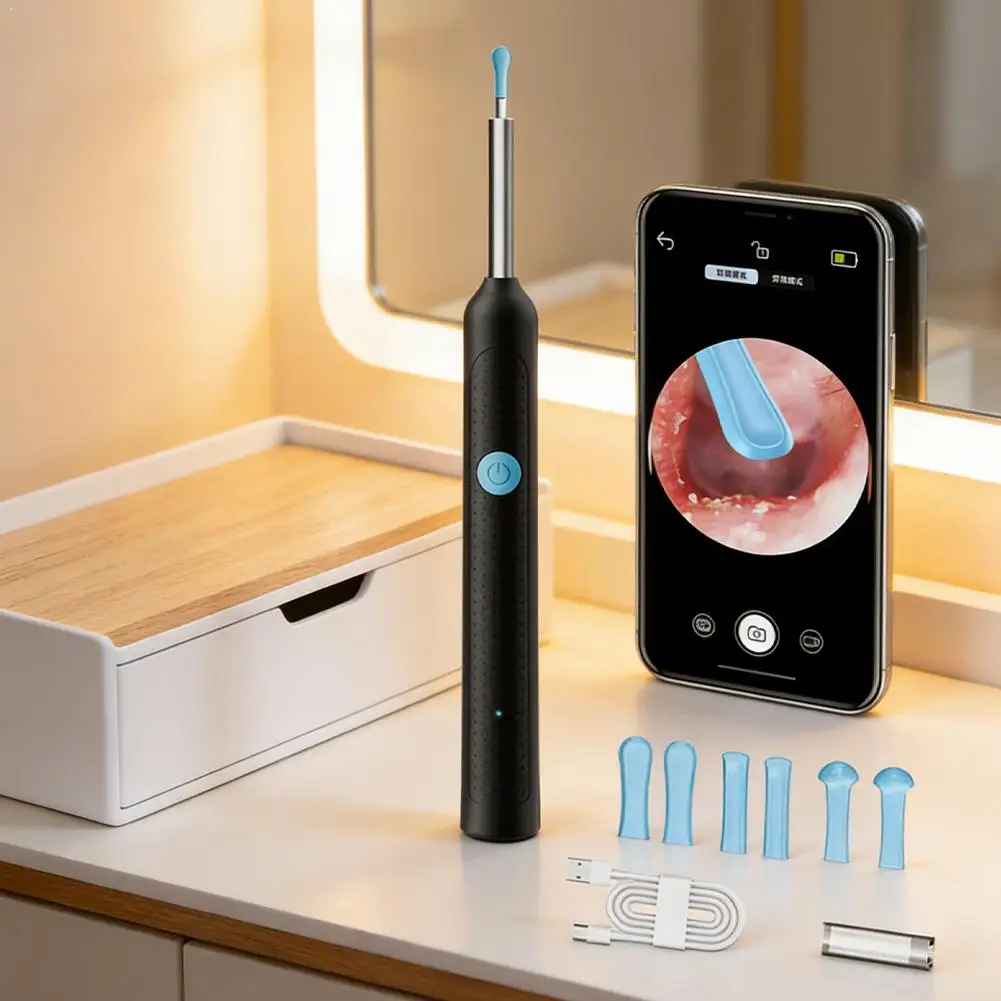 

Беспроводная камера для визуального удаления ушной серы, безопасный эндоскоп для чистки ушей, инструменты для ухода за ушами