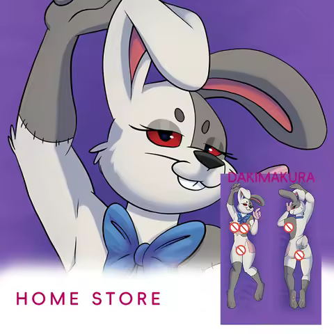 Five Nights At Freddys Vanny Furry Dakimakura Cover Anime Double-Sided Print Pillowcase Life-Size Body Pillow