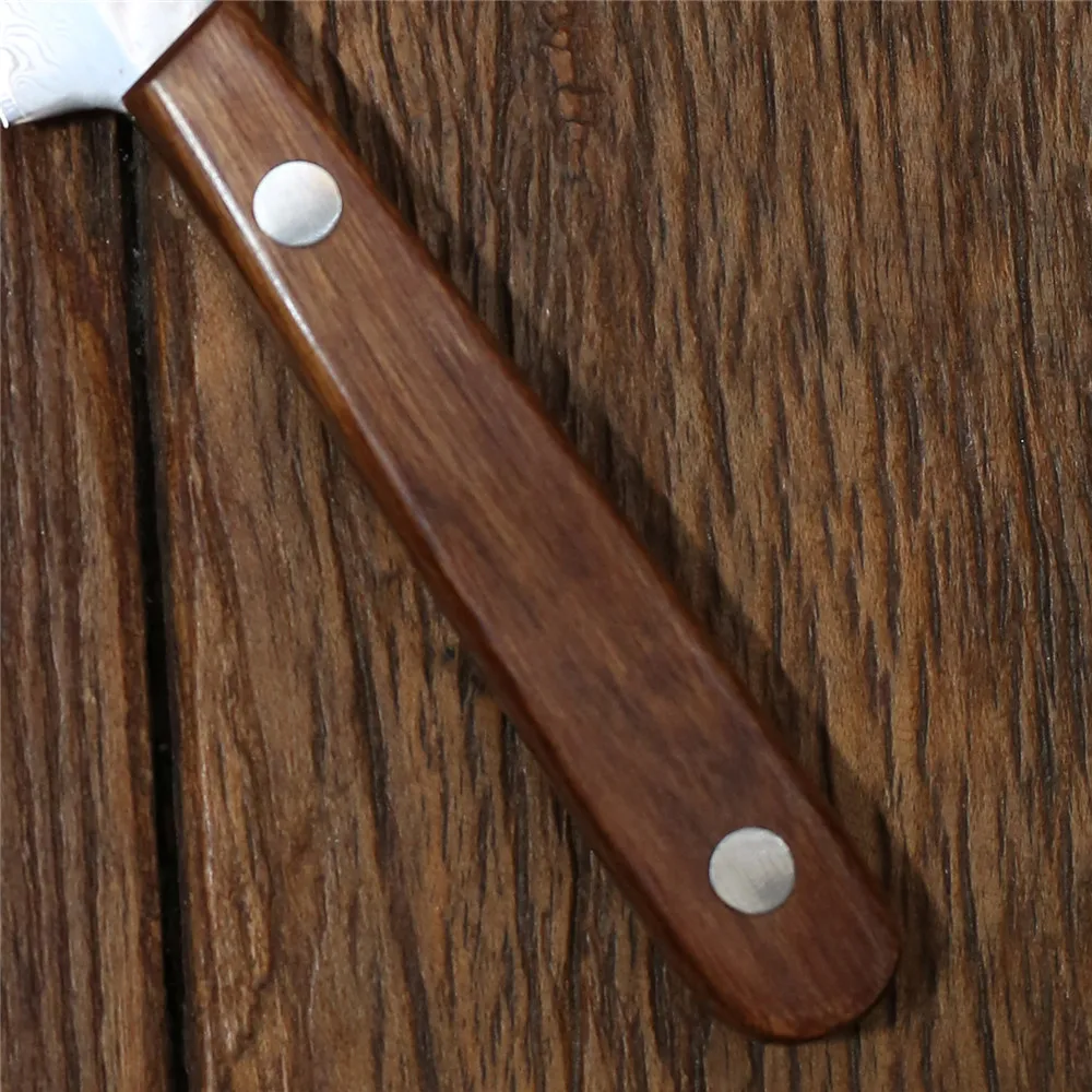 Hand forged fish steak knife slicing knife multi-purpose segmentation knife household stainless steel fruit cleaver knife cover