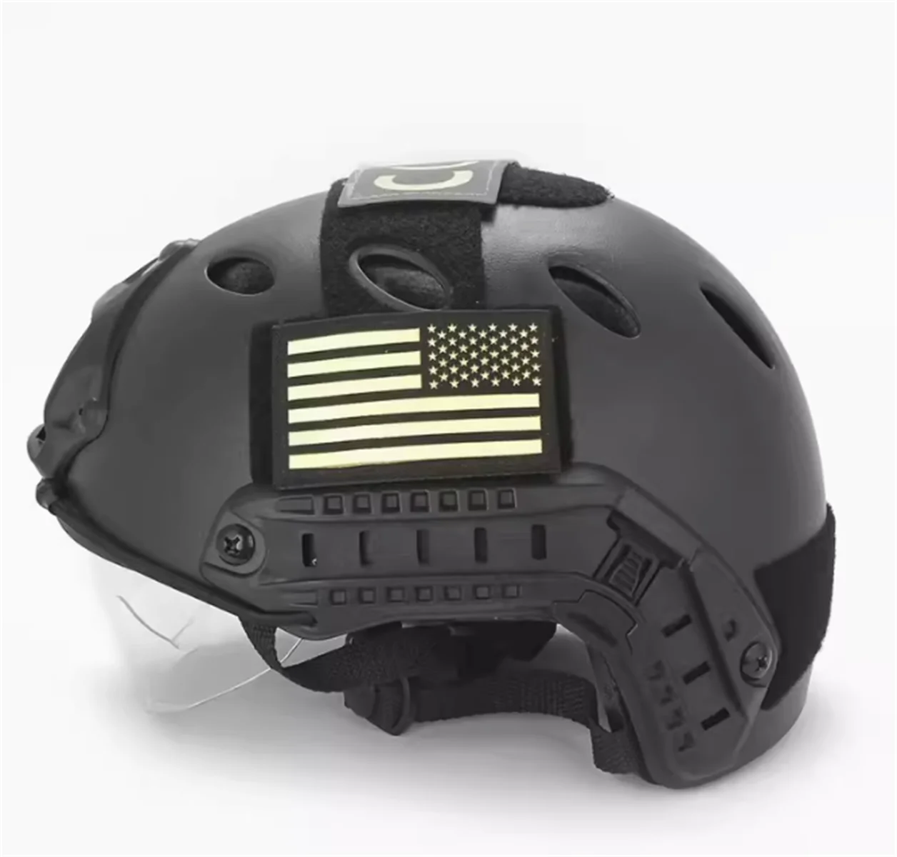 Casco táctico para fanáticos militares, edición de parabrisas, casco ligero anticolisión