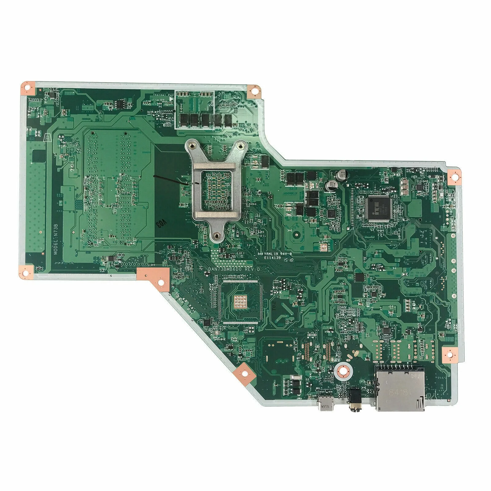 Imagem -02 - para hp 24-r 27-r 24-r016la Amd A10-9630p 922849001 922849601 Aio Placa-mãe 922849-002 Dan73bmb6d0 w Amd A12-9730p Novo