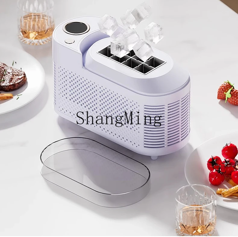 ZYY مركبة تجارية مكتب قالب الثلج صانع مكعبات الثلج الصلبة المنزلية الصغيرة