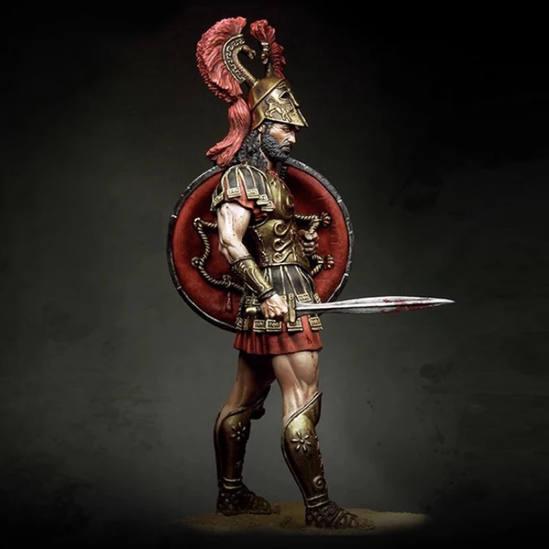 Roman Gladiator 1/24 Scale Resin Model Kit Unassembled Diorama and Unpainted Diy Miniatures Toys Figure