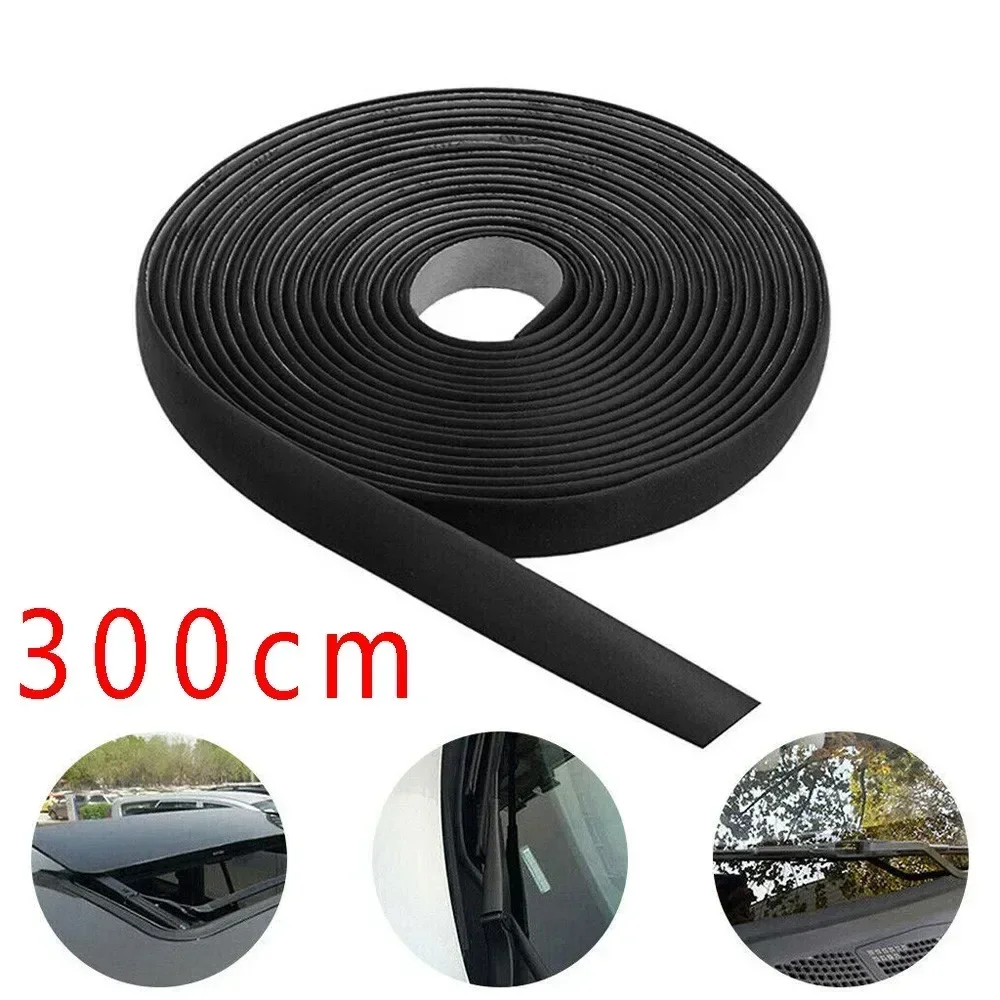 Carhome 3Meter Car Sealing Strip Ccar Windshield Seal Stripping Skylight Triangular Casement Dustproof Weatherstrip Sealing Stri