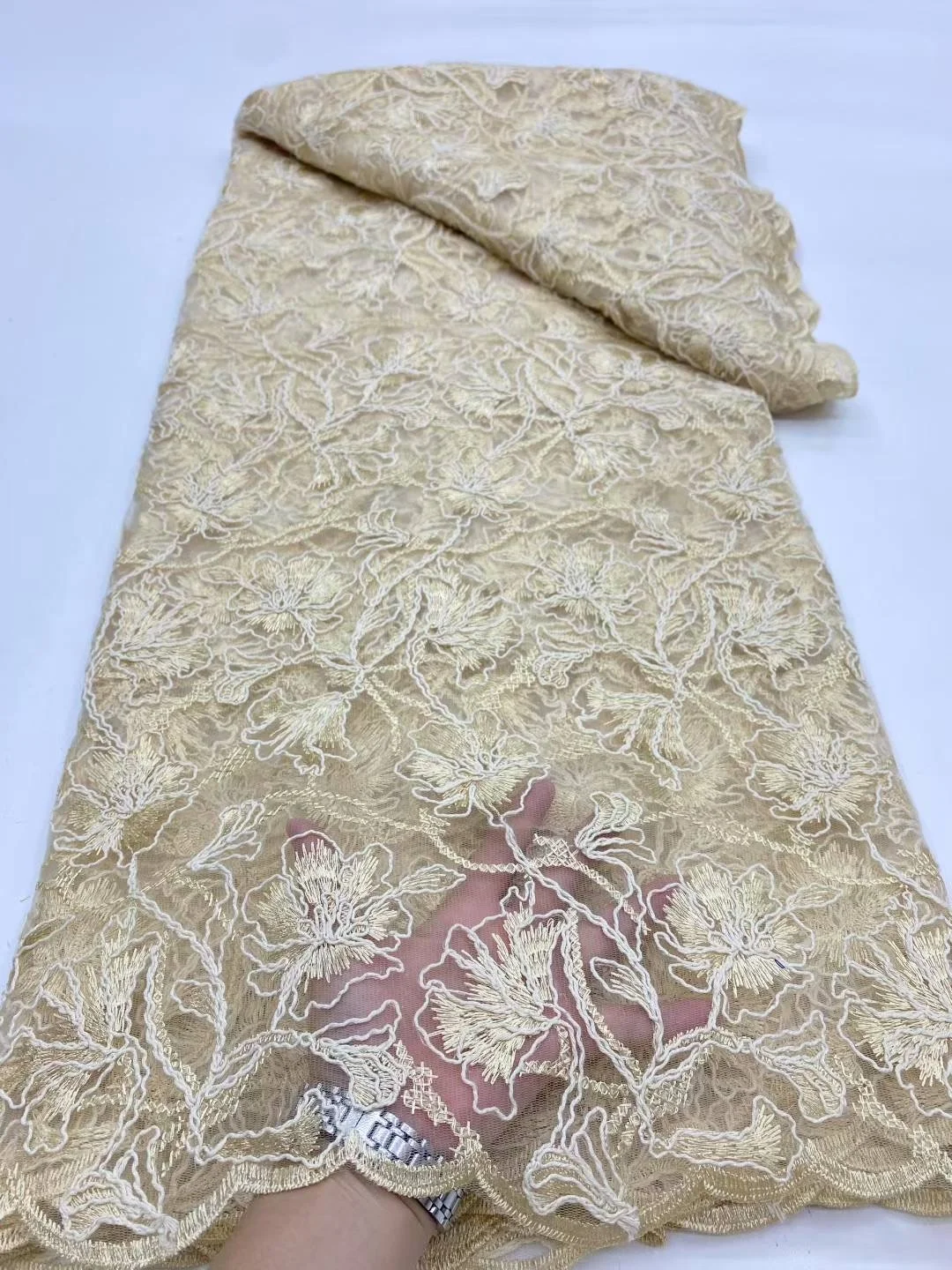 أحدث أقمشة الدانتيل الأفريقي 2025 جودة عالية، أقمشة بالمتر، ترتر، تول، فساتين زفاف، تطريز، شبكي، قماش، 5 ياردات