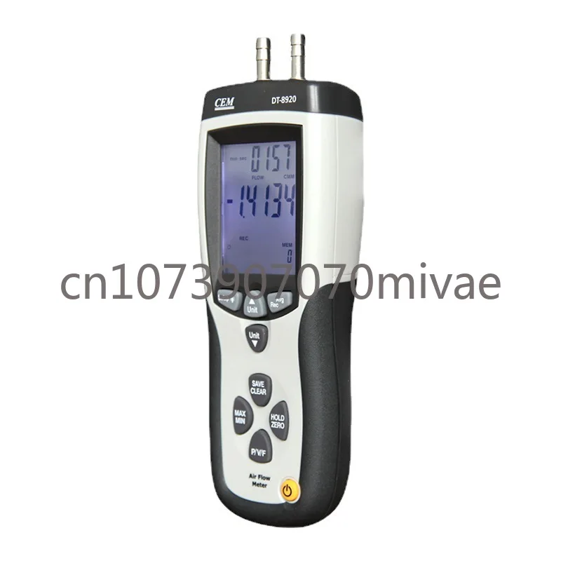 DT-8920 High Precision Differential Pressure Meter Air Flow Wind Speed Meter DT-8897