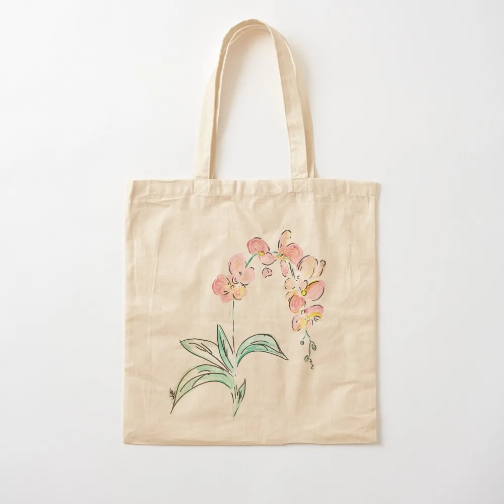 حقيبة حمل أوركيد قابلة للتخصيص، حقائب يد مخصصة، حقيبة قماش، حقائب قابلة لإعادة الاستخدام