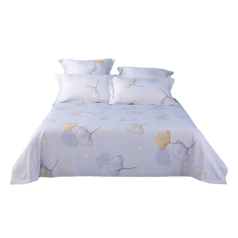 Pure Cotton Bed Sheet One-Piece Single Student Dormitory 100 Cotton Thickened Double Bed Bed Bedding Single Bed Sheet